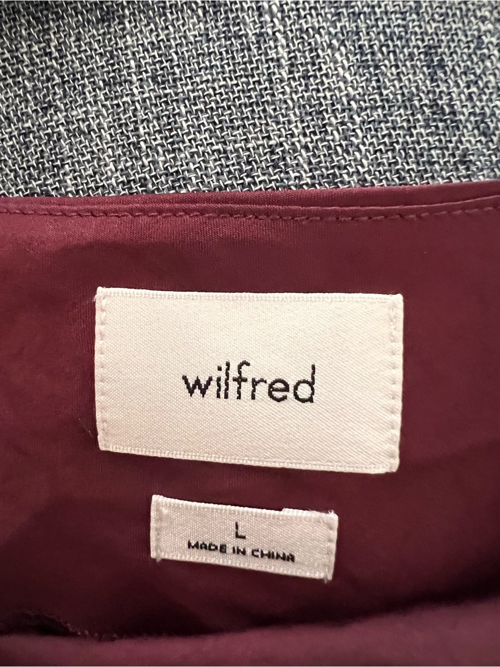 Only Satin Cowlneck Slip Dress in Deep Wine - size L (LIKE NEW) - Picture 4 of 10